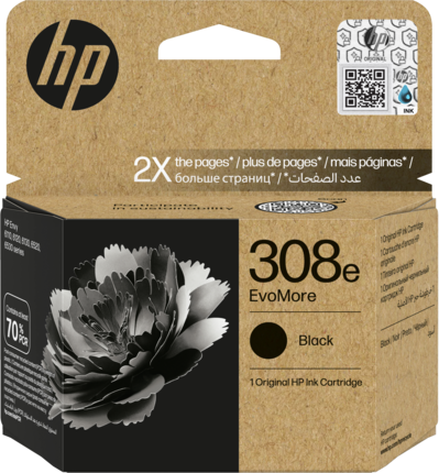 HP 308e Schwarz Druckerpatrone 7FP22UE