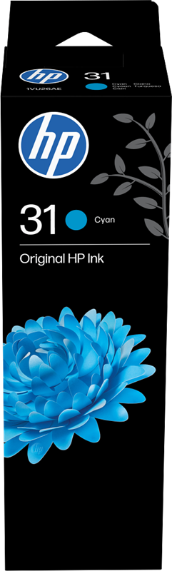 HP 31 Cyan Druckerpatrone 1VU26AE