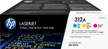 HP 312A Multipack Cyan / Magenta / Gelb