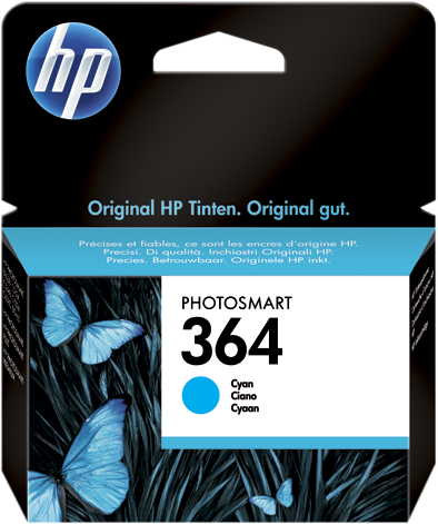 HP 364 Cyan Druckerpatrone CB318EE