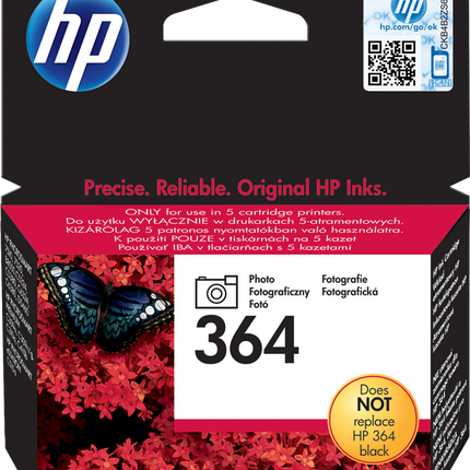 HP 364 Schwarz (Foto) Druckerpatrone CB317EE