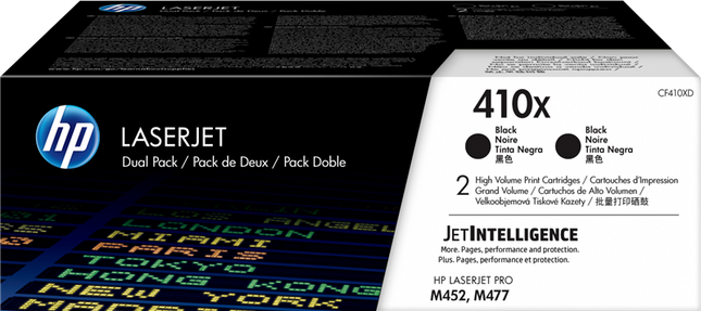 HP 410X Multipack Schwarz
