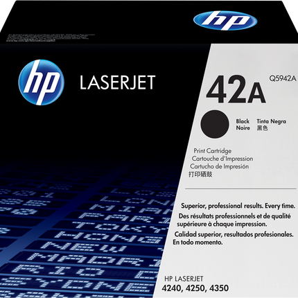 HP 42A Schwarz Toner