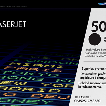 HP 504X Schwarz Toner