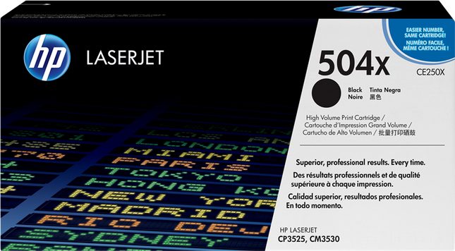 HP 504X Schwarz Toner