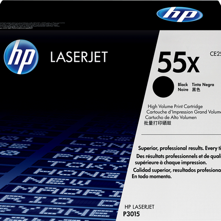 HP 55X Schwarz Toner