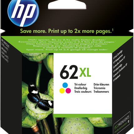 HP 62 XL mehrere Farben Druckerpatrone