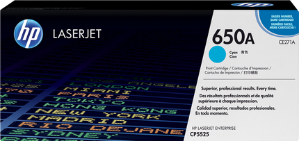 HP 650A Cyan Toner