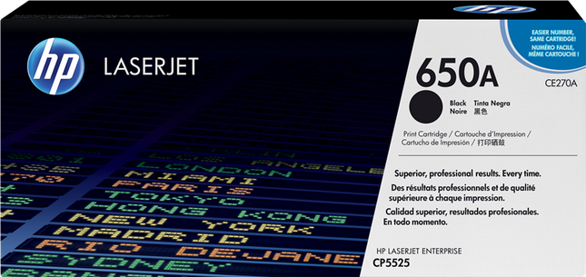 HP 650A Schwarz Toner
