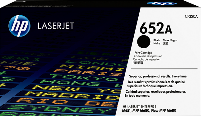 HP 652A Schwarz Toner