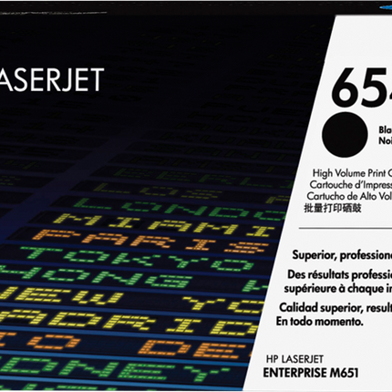 HP 654X Schwarz Toner