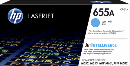 HP 655A Cyan Toner