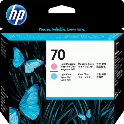 HP 70 Druckkopf Cyan (hell) / Pink (hell)