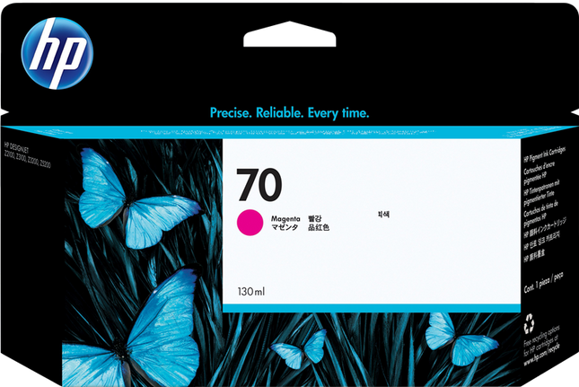 HP 70 Magenta Druckerpatrone