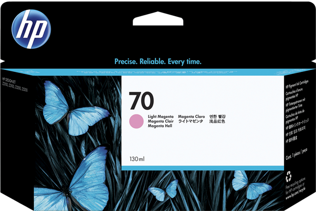 HP 70 Pink (hell) Druckerpatrone