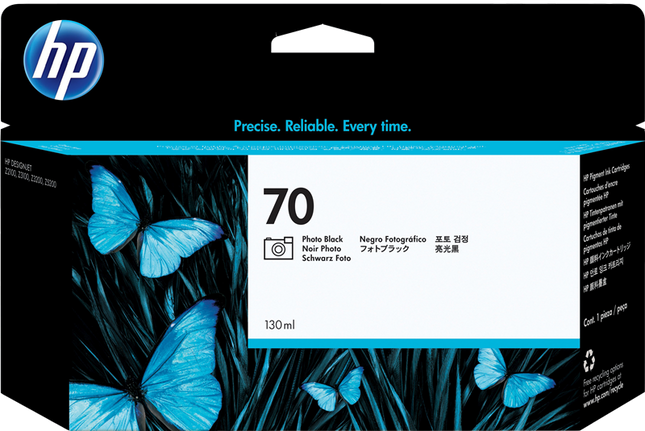HP 70 Schwarz (Foto) Druckerpatrone