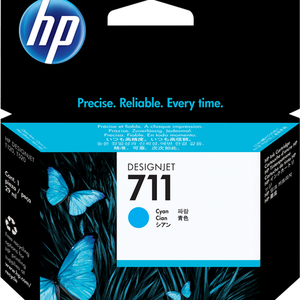 HP 711 Cyan Druckerpatrone