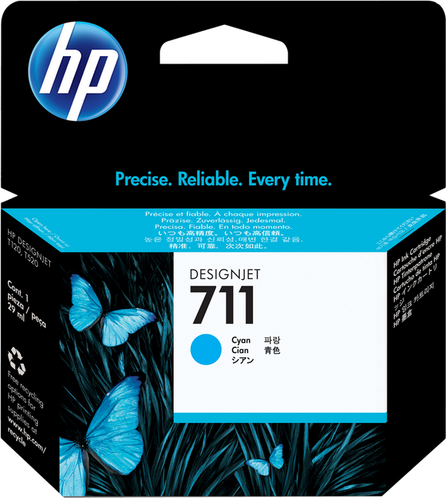 HP 711 Cyan Druckerpatrone
