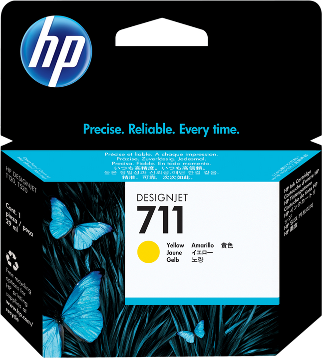HP 711 Gelb Druckerpatrone