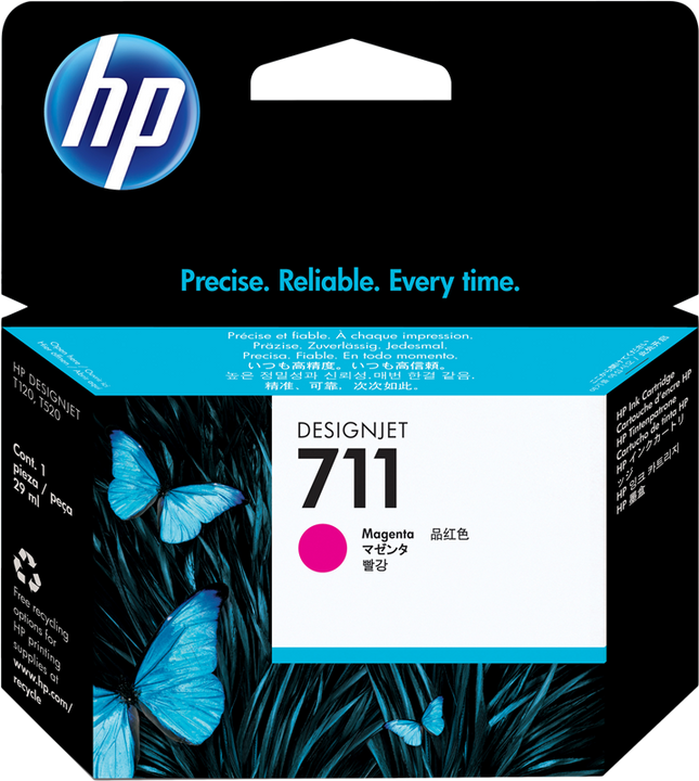 HP 711 Magenta Druckerpatrone