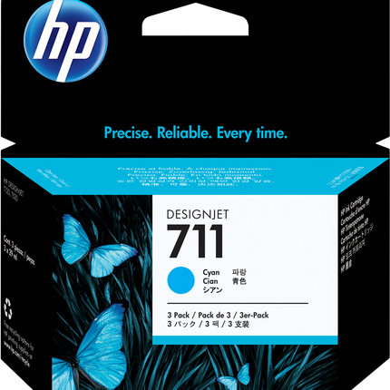 HP 711 Multipack Cyan