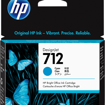 HP 712 Cyan Druckerpatrone