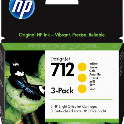 HP 712 Multipack Gelb
