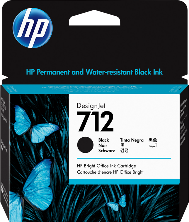 HP 712 Schwarz Druckerpatrone
