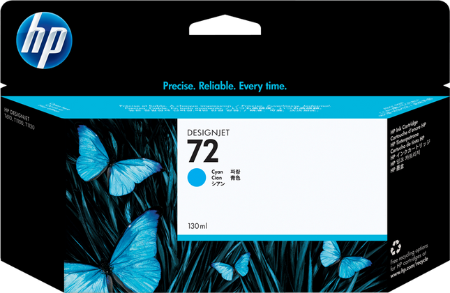 HP 72 Cyan Druckerpatrone
