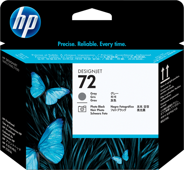 HP 72 Druckkopf Grau / Schwarz (Foto)