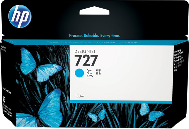 HP 727 Cyan Druckerpatrone