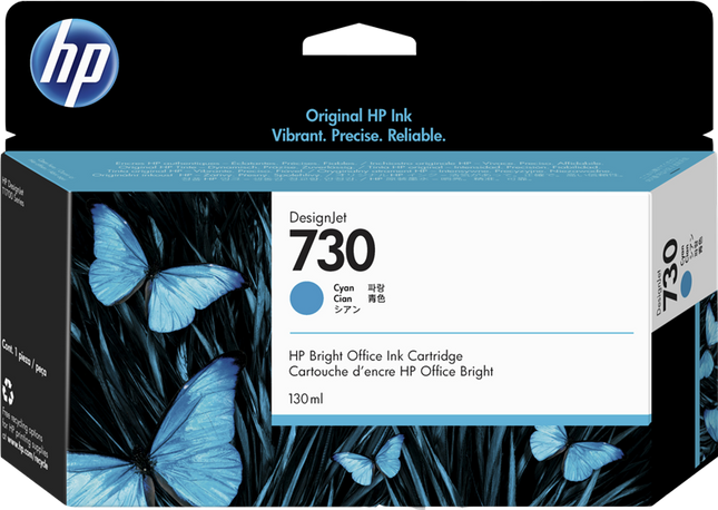 HP 730 Cyan Druckerpatrone
