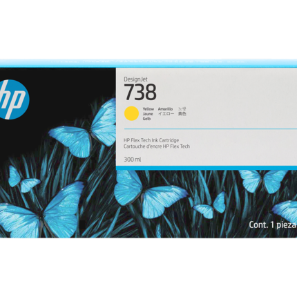 HP 738 Gelb Druckerpatrone