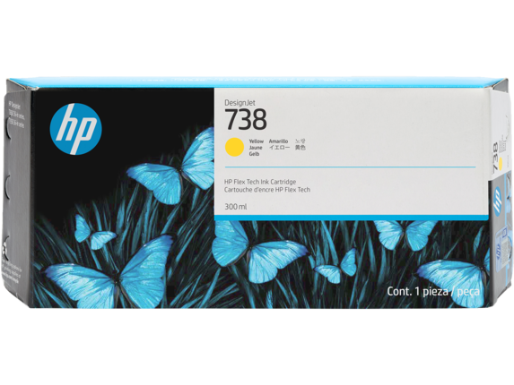 HP 738 Gelb Druckerpatrone