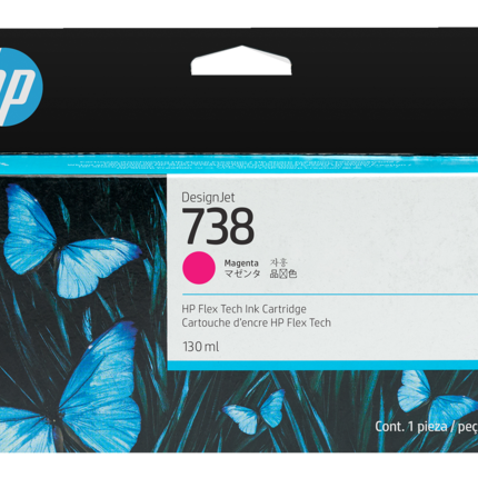 HP 738 Magenta Druckerpatrone