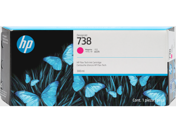 HP 738 Magenta Druckerpatrone