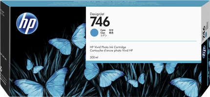 HP 746 Cyan Druckerpatrone