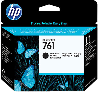 HP 761 Druckkopf Schwarz (Matt) (CH648A)