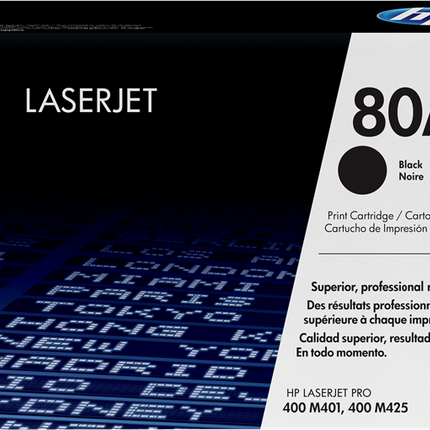 HP 80A Schwarz Toner