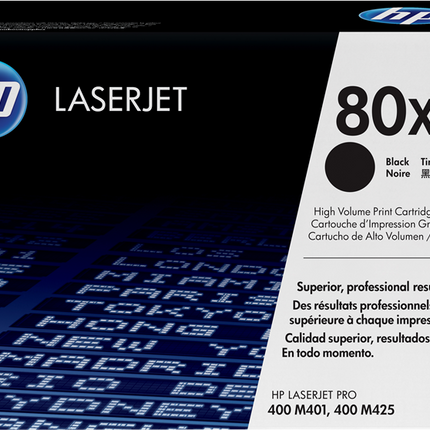 HP 80X Schwarz Toner