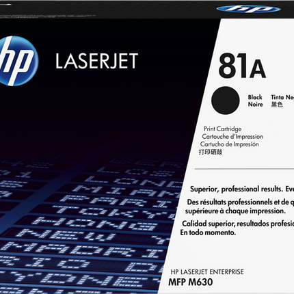 HP 81A Schwarz Toner
