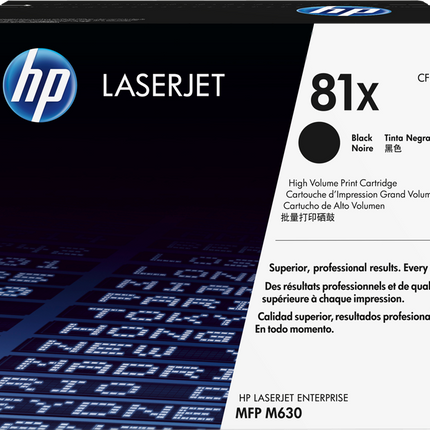 HP 81X Schwarz Toner
