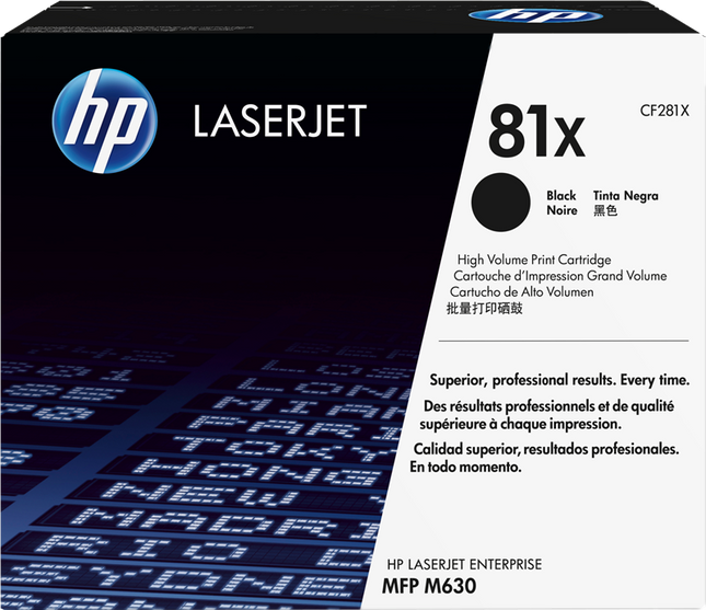 HP 81X Schwarz Toner