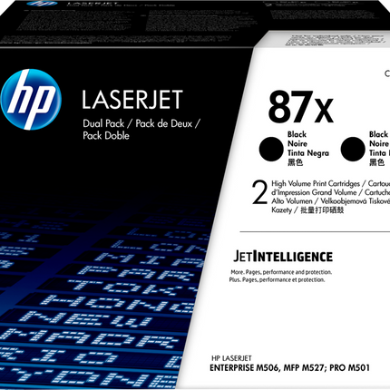 HP 87X Multipack Schwarz