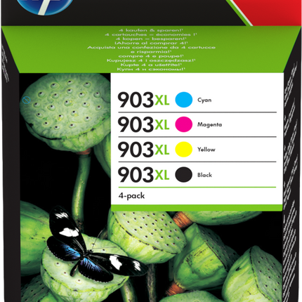 HP 903 XL Multipack Schwarz / Cyan / Magenta / Gelb
