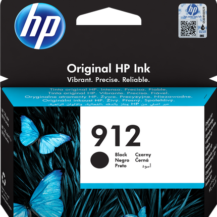 HP 912 Schwarz Druckerpatrone 3YL80AE