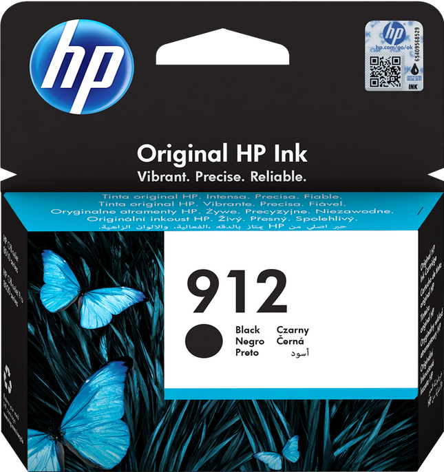 HP 912 Schwarz Druckerpatrone 3YL80AE
