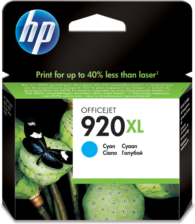 HP 920 XL Cyan Druckerpatrone CD972AE