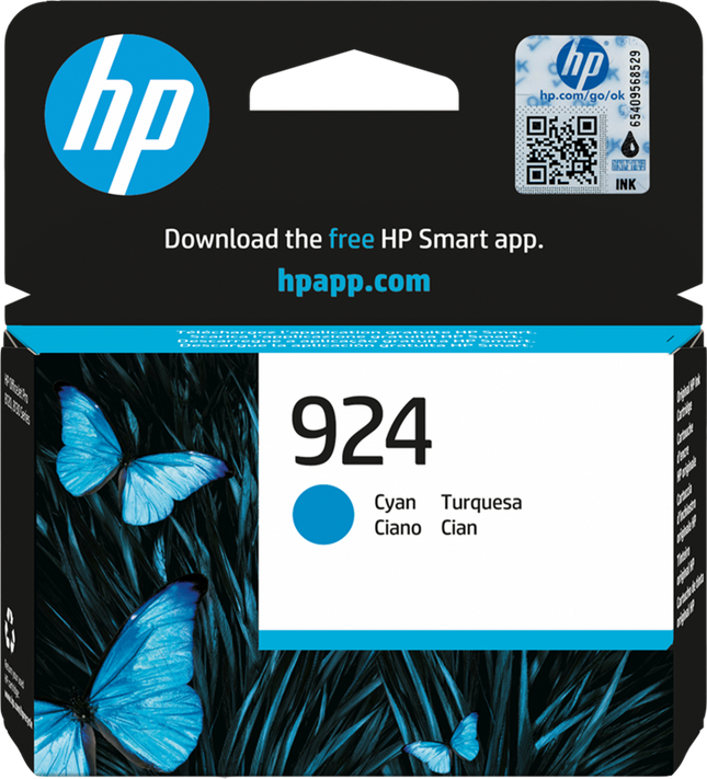 HP 924 Cyan Druckerpatrone 4K0U3NE