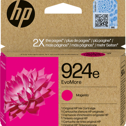 HP 924e Magenta Druckerpatrone 4K0U8NE
